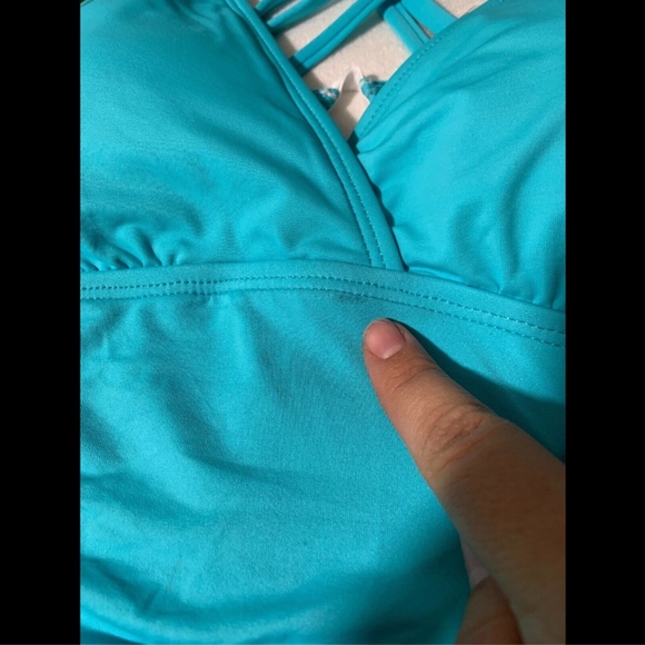 NEW $135 La Blanca Island One-Piece Underwire Swimsuit Sea foam‎ [SZ 4 ] - Picture 4 of 8